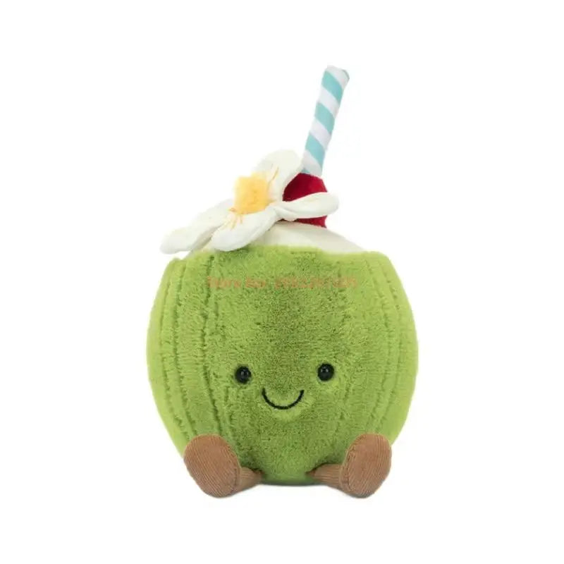 2025 New Simulation Lemon Soda Coconut Doll Stuffed Plush Toy Cartoon Anime Cute Pillow For Children'S Birthday Gift Fun Doll