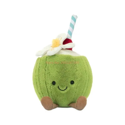 2025 New Simulation Lemon Soda Coconut Doll Stuffed Plush Toy Cartoon Anime Cute Pillow For Children'S Birthday Gift Fun Doll