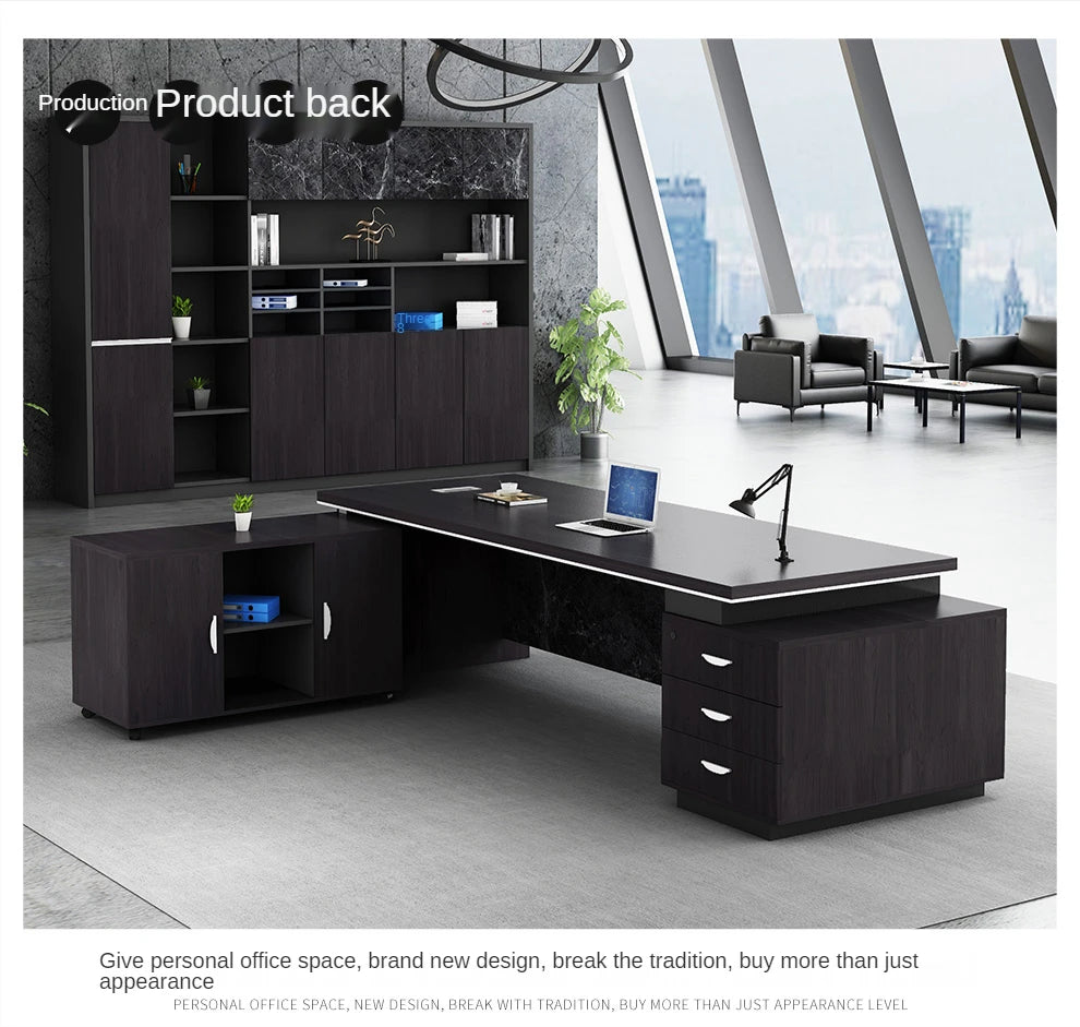 LBZ5 escritorio oficina wood storage desk office organizer for home office