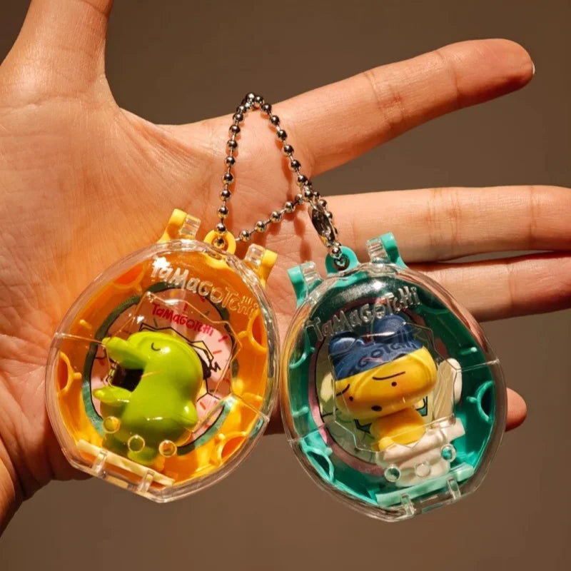 Bandai Tamagotchi Spare Time Series2  Pooptime Pendant  Bean Mr.Koigari Doll Box Toy Collectible Anime Game Figurine