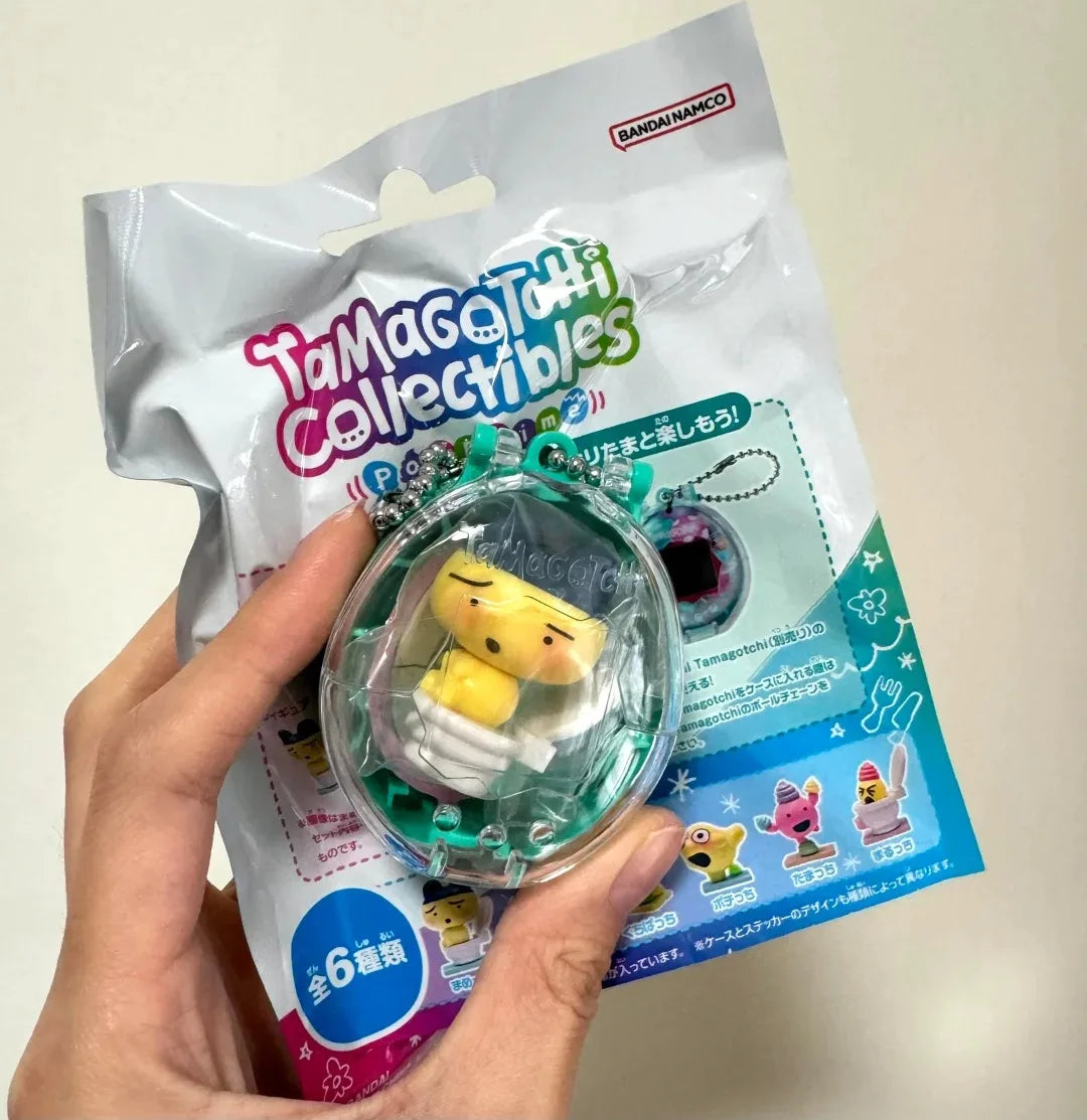 Bandai Tamagotchi Spare Time Series2  Pooptime Pendant  Bean Mr.Koigari Doll Box Toy Collectible Anime Game Figurine