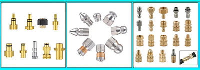 Pressure Washer Sewer Drain Water Cleaning Hose Car Washer Pipe Line Cleaning Kit Sewage Jet Hose For Lavor /  Sterwins / Vax