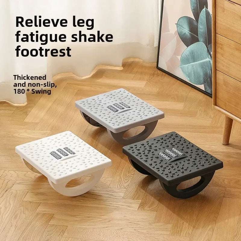 Ergonomic Office Foot Rest Stool Under Desk Adjustable Height Comfortable
