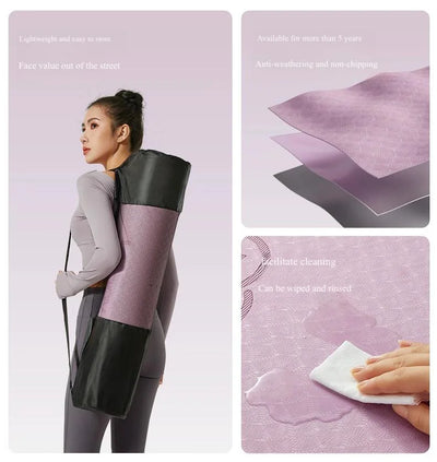 Yoga Mat & Exercise Mat for Home Use, Women - Specific, Shock - Absorbing, Quiet, 2025 New Model, Professional Anti -Slip