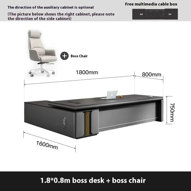 Bedroom Luxury Modern Boss Office Desk