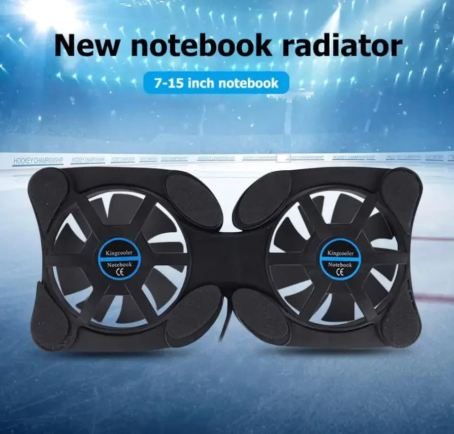 Cooler Stand Laptop Cooler Low Noise Cooling Portable Ultra Slim Gaming Laptop Cooling Pad Prevent Overheatin for 13inch Laptop