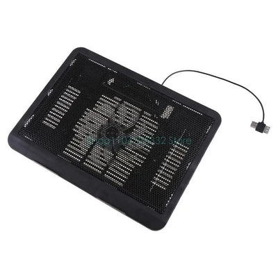 Laptop Cooler Cooling Pad 12-14 Inch Gamer USB Quiet Fans Portable Gaming Stand Notebook Cooler Stand Chill Mat with 1 Blue LED