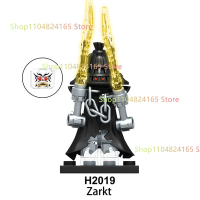 New Anime Cartoon TV Ninja Toy Dragons Rising Forbidden Five Nokt Rox Zarkt Drix Kur Ghost Face Bricks Building Blocks Kid Gifts