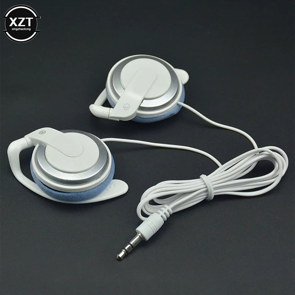 Wired Sports Earphones 3.5mm Sweatproof Stereo Headphones for Running Gym Workout, Gaming Headset
