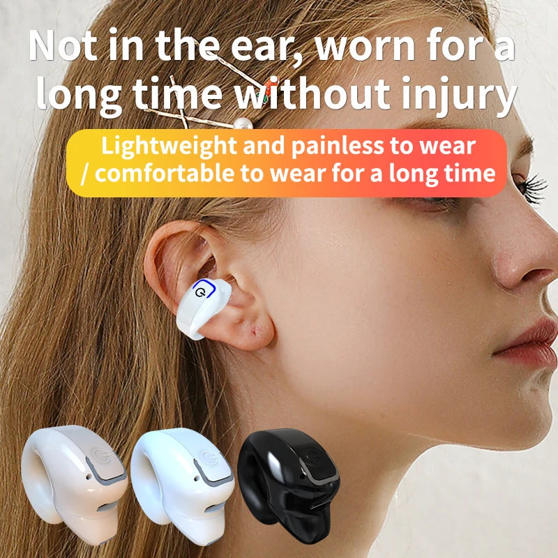 Ear clip earphones, Bluetooth wireless earphone