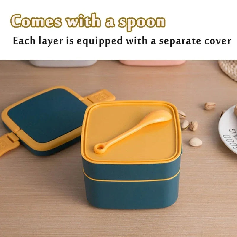 Kitchen Microwave Heating Portable Lunch Box Household Refrigerator Crisper Fruit Lunch Box Essential For Office Staff