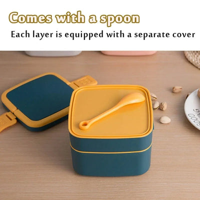 Kitchen Microwave Heating Portable Lunch Box Household Refrigerator Crisper Fruit Lunch Box Essential For Office Staff