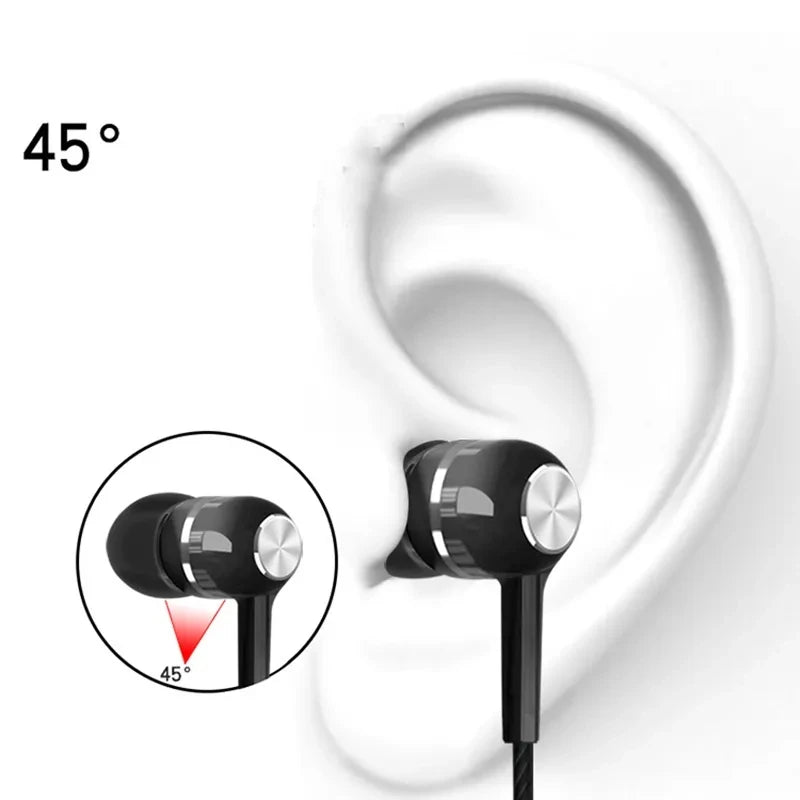 3.5mm Wired Headphones In Ear Headset Wired Earphones