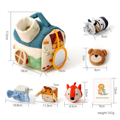 Baby Montessori Toys Magic Tissue Box Finger Exercising Busy Board Educational Learning Activity Sensory Toys For Kids Baby Game