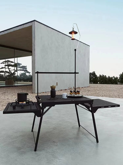 Aluminum Portable Camping Kitchen Table Modern Multi-Functional For Dining Warehouse Essential One-Stop Outdoor Solution