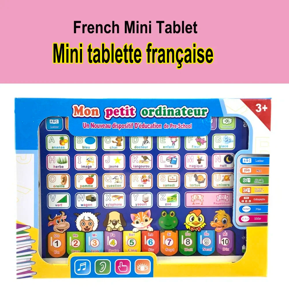 Learning Machine Tablet Interactive Play Pad Kids Language Learning Toy Laptop Pad Learning Educational Toys for Children Gift