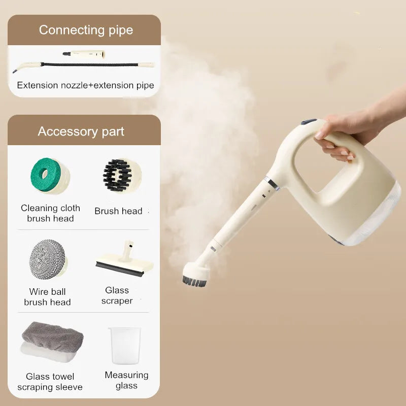 Handle Steam Cleaner High-Temperature Hand-Held Household Multi-Functional Steam Cleaning Machine Kitchen Air Conditioning