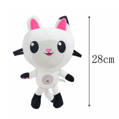 2025 Hot Gabbys doll house Plush Toy Mercat Cartoon Stuffed Animals Smiling Cat Car Cat Hug Gaby Girl Birthday Gift