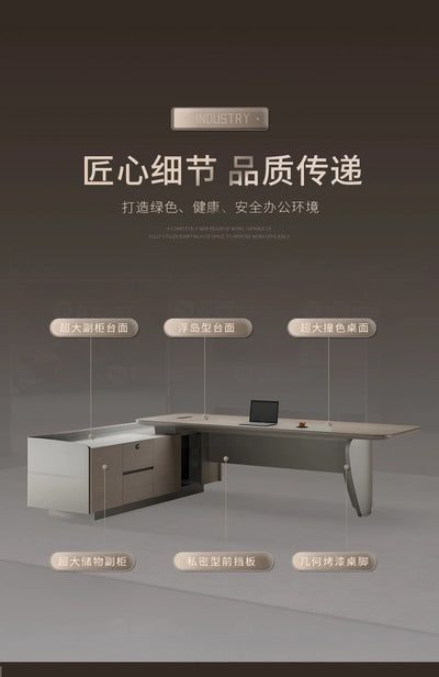 Contemporary Gaming Office Desk Luxury Modern