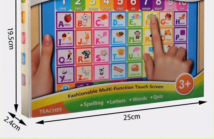 Learning Tablet for Kids Fun Touch and Learn Machine Educational Children Electronic Preschool Children Toys for Toddler Kids