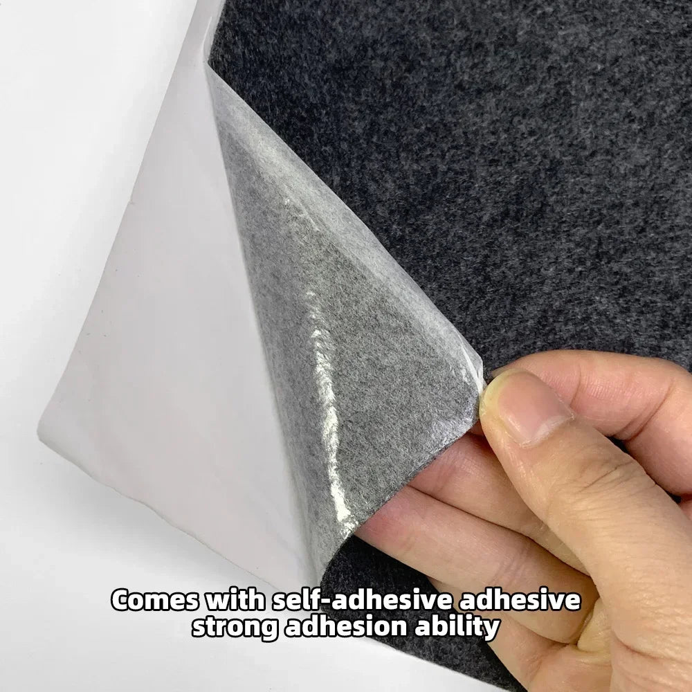 50x100cm Car Lining Carpet Felt Auto Detailing DIY Self Adhesive Film Carpet Non-Woven Fabric for Home Kitchen Car Accessories