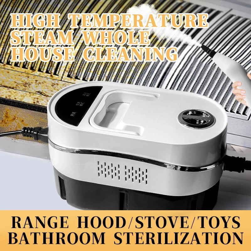 Steam Cleaner High Temperature Household Sterilization for Air Conditioner,Sofa,Kitchen Hood Car Handheld Steam Cleaner EU Plug
