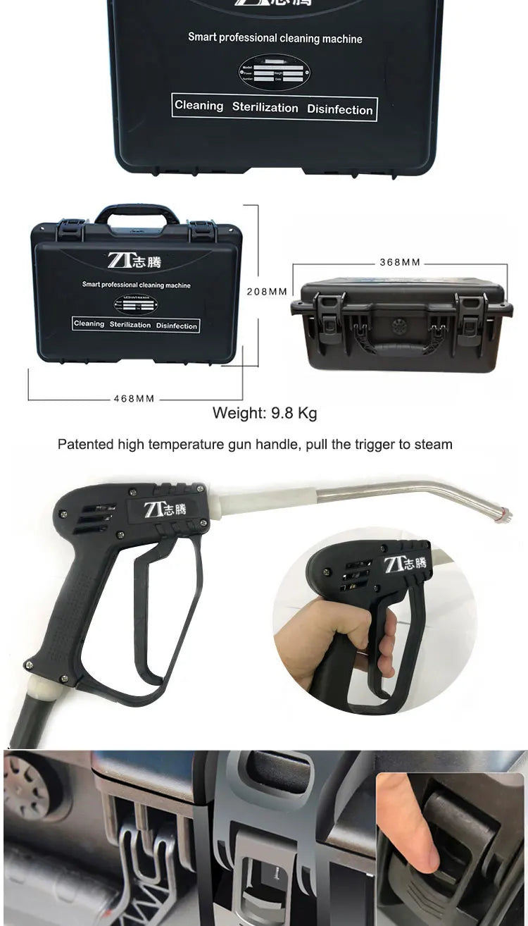 Air conditioning professional cleaning equipment steam cleaner for home