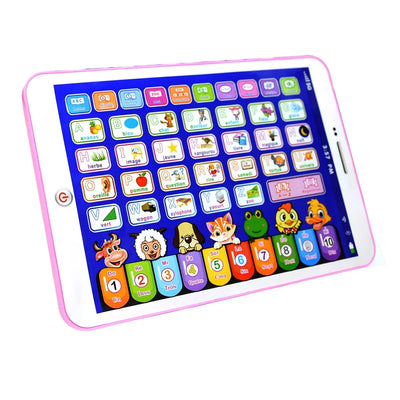 Learning Machine Tablet Interactive Play Pad Kids Language Learning Toy Laptop Pad Learning Educational Toys for Children Gift