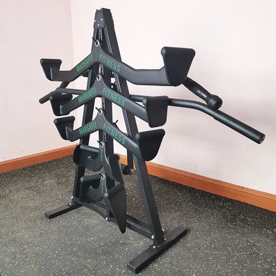 Wall Mount Fitness Equipment Storage Rack - Space-Saving Gym Organizer