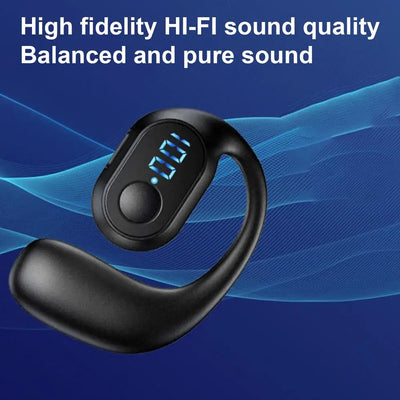 Handsfree Earpiece BT 5.3 Sweat Resistant Wireless Sport Headphones Ipx5 Waterproof Noise Reduction For Sport Running Workout