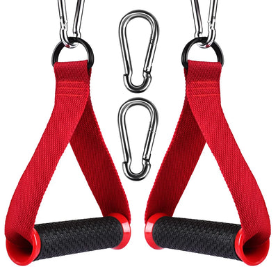 Heavy Duty Exercise Handles Cable Attachment Gym Resistance Bands Handles Anti-slip Grip Pilates Yoga Strength Trainer Workout