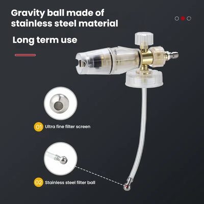 Pressure Washer Foam Cannon， Foam Generator Snow Foam Lance， 1/4” Quick Connector， Adjustable Sprayer Nozzle，Pressure Washer Kit