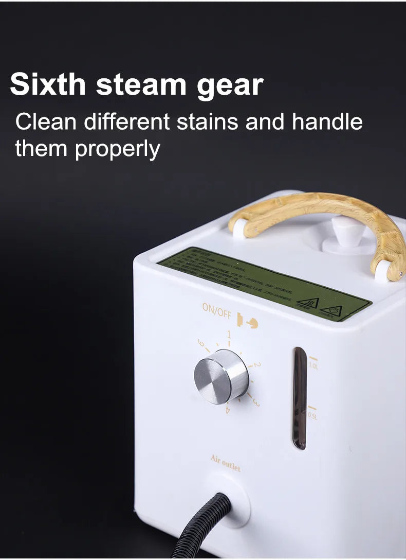 2600W Steam Cleaner for Home Steamer, Steam High Pressure Cleaner, Air Conditioner Cleaning Machine with Brush Head for Kitchen