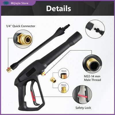 Pressure Washer With5 Pcs Quick Connect Nozzles Forkarcher, Ryobi,Powerstroke,Greenworks Electric Power Washer SALES