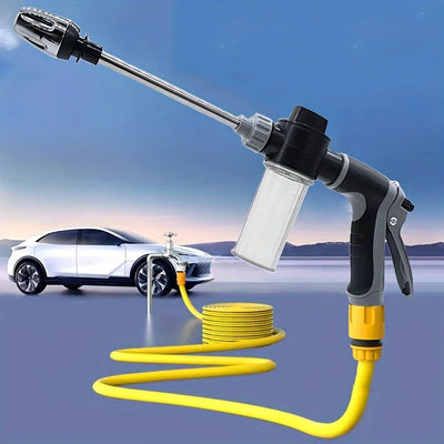 2in1 Dual Hose Pressure Washer Kit Portable High Pressure Water Blaster for Car Home Outdoor Cleaning Vehicles Tires Windows