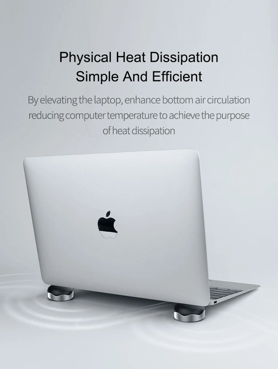 Laptop Stand Magnetic Portable Cooling Pad For MacBook Cool Ball Heat Dissipation Skidproof Pad Cooler Stand for Hagibis