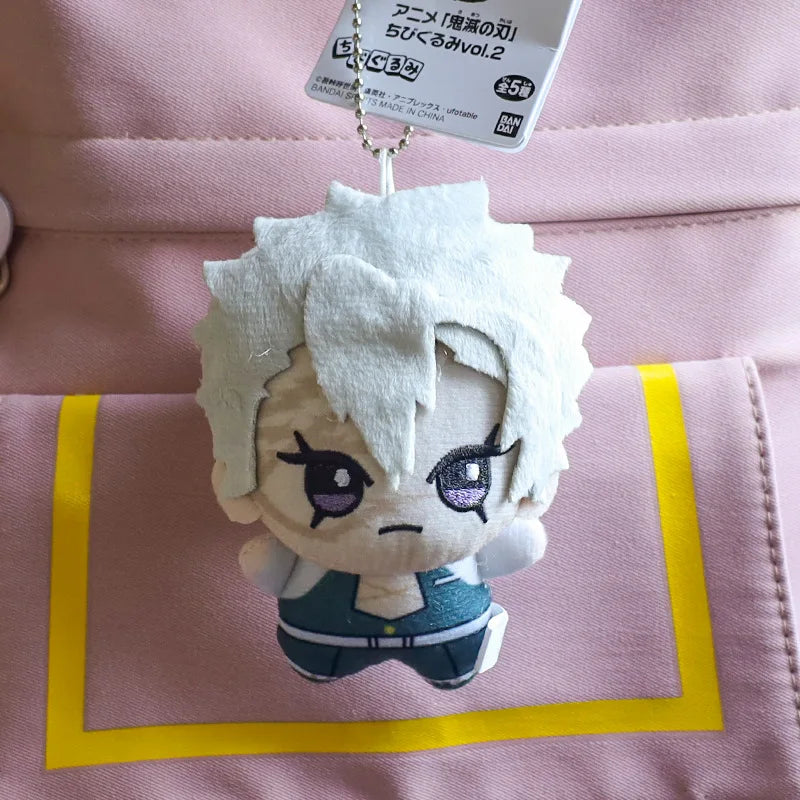 New 10cm Anime Demon Slayer Tomioka Giyu Kamado Tanjirou Kamado Nezuko Agatsuma Zenitsu Shinazugawa Genya Plush Toy Doll Gift