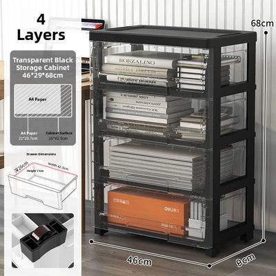 Desktop Organizer Box Ders Office Workstation File Cabinet