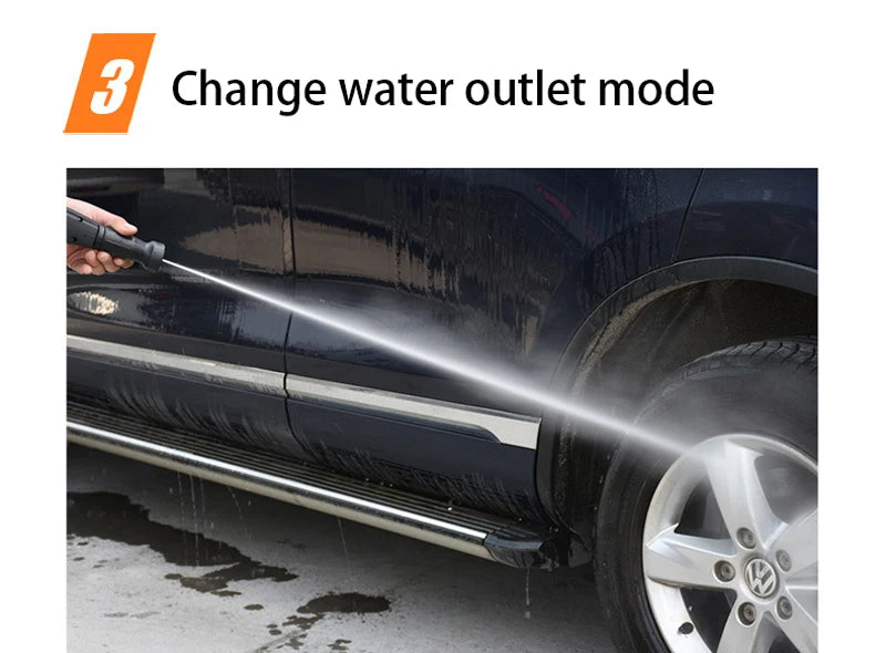 Portable 220v 1300psi High Pressure Washer Car Washer Water Gun Pressure Water Pump 90bar Real Outlet  for Parkside Foam Lance