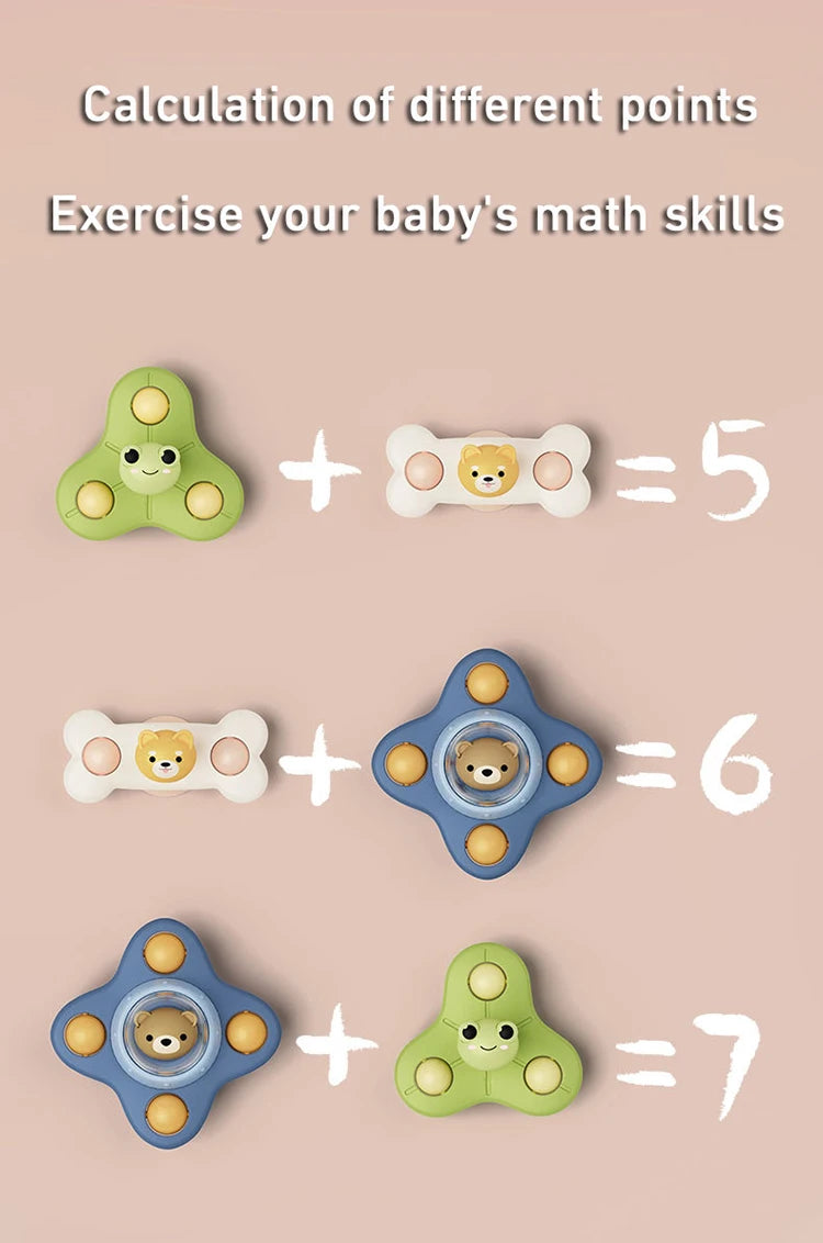 Montessori Toys for Toddlers Games Sensory Toy Funny Suction Cup Spinner Early Education Table Game Babies Aesthetic Baby Stuff