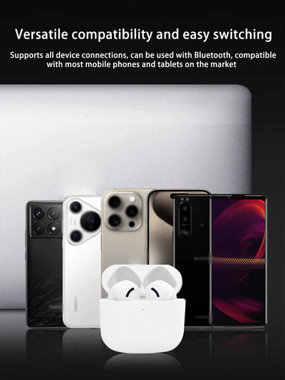 In-ear stereo wireless headphones, long battery life, two-ear touch noise reduction e-sports wireless headphones, compatible wit