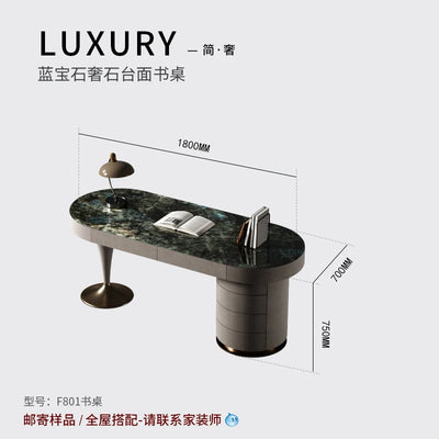 Modern European Floor Standing Office Desk Luxury Design Escritorios De Ordenador Upgrade Your Home Office Aesthetic Furniture