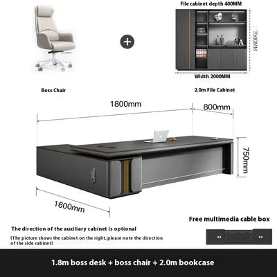Bedroom Luxury Modern Boss Office Desk