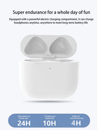 In-ear stereo wireless headphones, long battery life, two-ear touch noise reduction e-sports wireless headphones, compatible wit