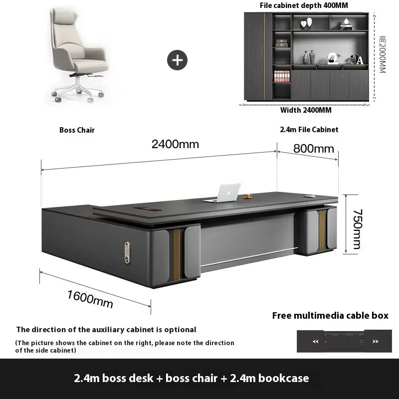 Bedroom Luxury Modern Boss Office Desk