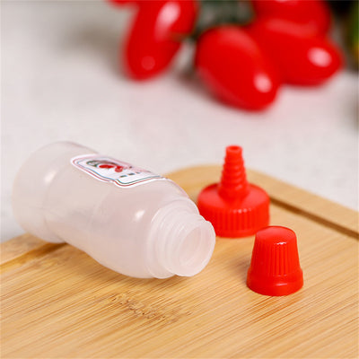 4pcs Mini Condiment Bottles Portable Seasoning Storage Containers