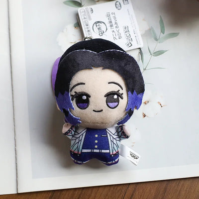New 10cm Anime Demon Slayer Tomioka Giyu Kamado Tanjirou Kamado Nezuko Agatsuma Zenitsu Shinazugawa Genya Plush Toy Doll Gift