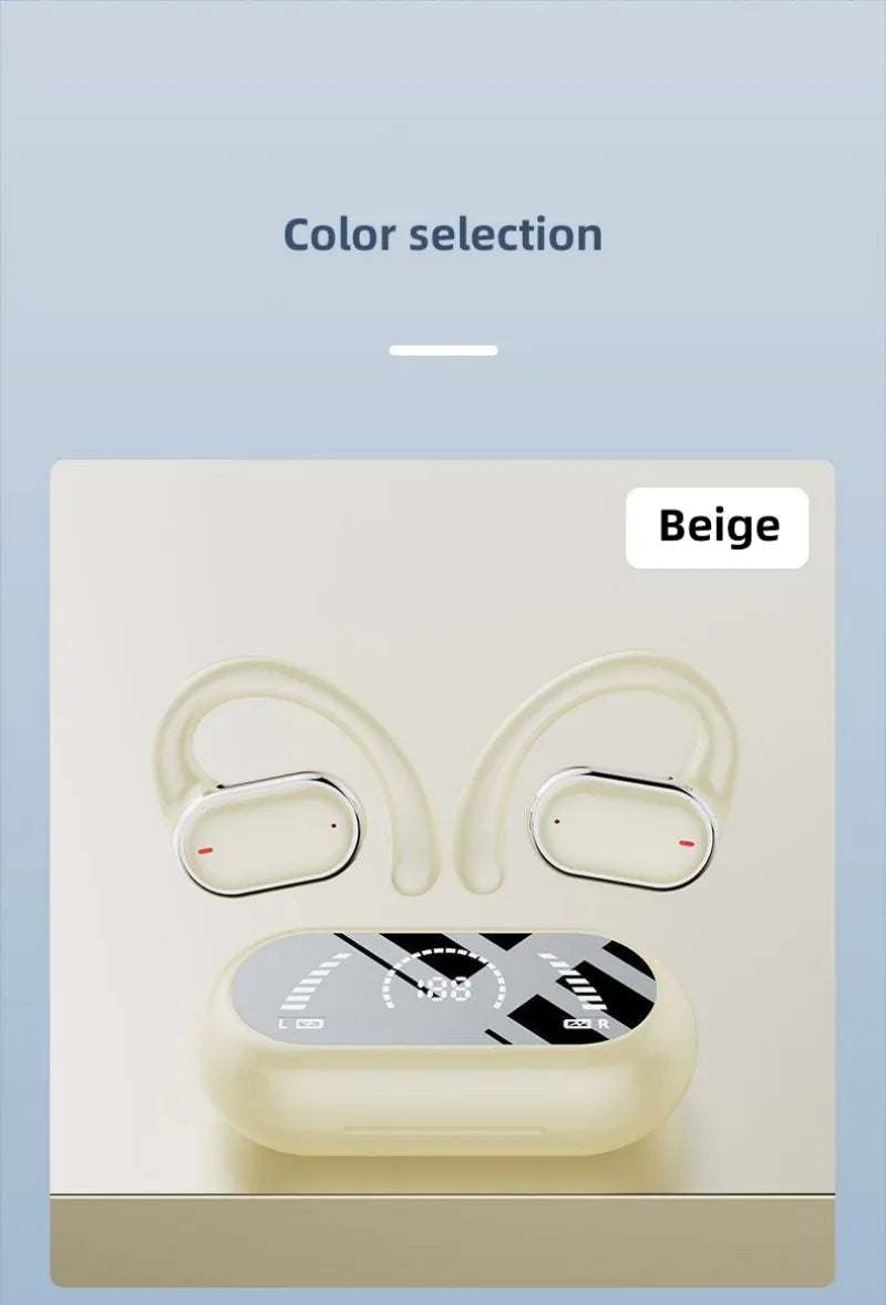 X91 OWS Earhook Earphones Bluetooth 5.3 Low Latency Gaming Sport Headset HiFi Stereo Noise Reduction Wireless Headphones Earbuds