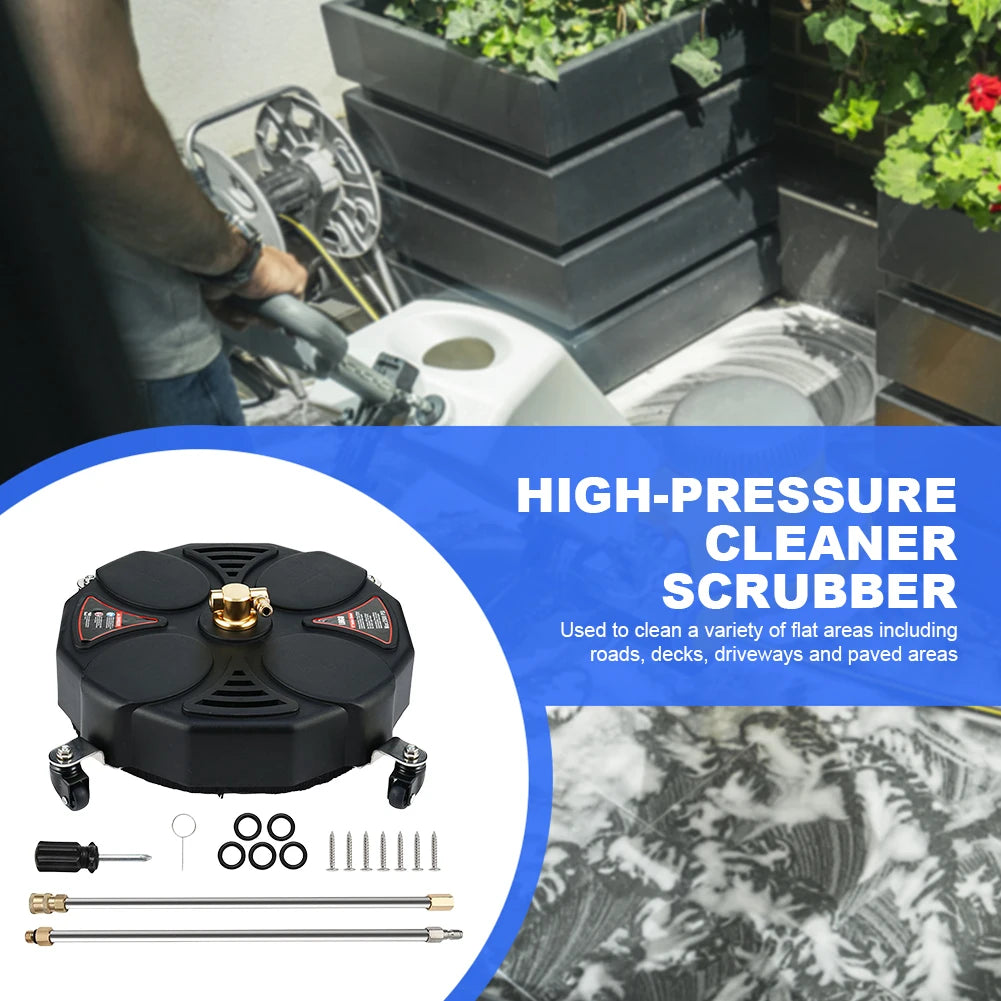 Pressure Washer 1/4 Quick Connector Powerful Pressure Washer 2500PSI Stainless Steel with Extension Wand Replacement Nozzles