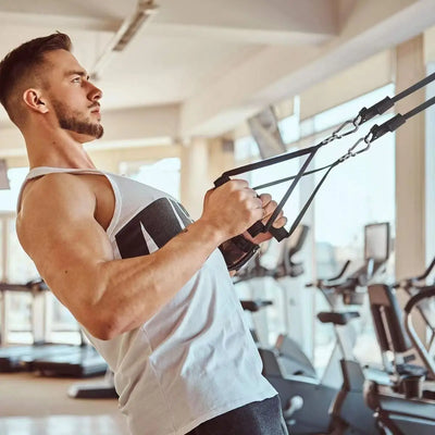 Gym Resistance Bands Accessories Handles Anti-slip Grip